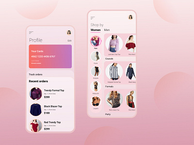 Shopping App Design app design apparel application designer dribbble mobile app design shopping app ui ui ux uxdesign