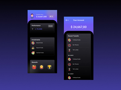 Finance App designer dribbble finance app mobile mobile app design ui uidesign ux uxdesign wallet
