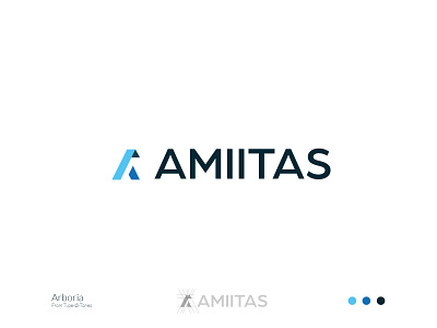 Amiitas logo branding design logo typography vector