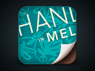 "Handmade in Melbourne" iPhone icon app icon iphone