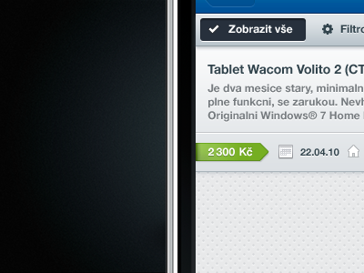 Work in progress #01 app iphone ui