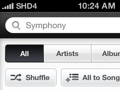 Something. app hey interface ios iphone music player something ui whatever