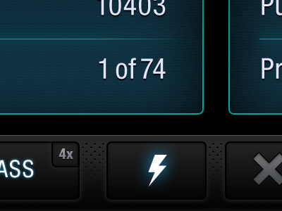 Game Interface #01 game ios iphone dark glow retina awesome quiz interface ui