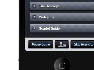 iPhone Trivia App (Game) #3 app game gui interface iphone trivia ui
