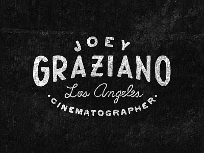 Cinematographer Logo brand logo type vintage