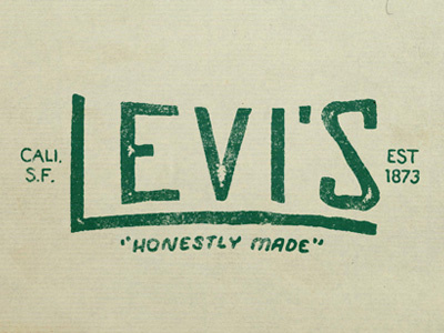 Levi's Shirt Graphic design shirt tshirt type typography vintage