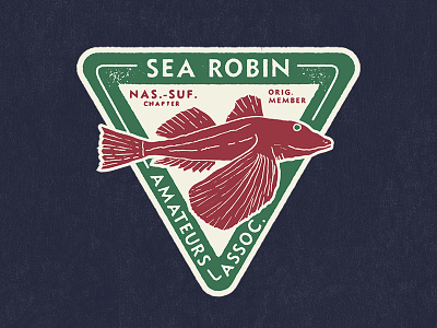 Sea Robin Amateurs newyork tshirt vintage