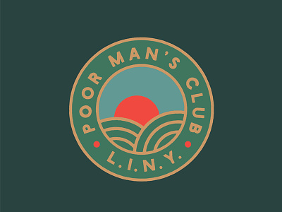 Poor Man's Club Logo design logo new york vintage