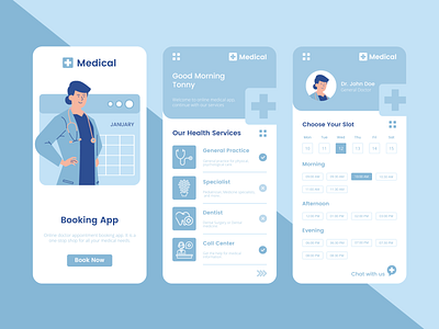 Online Medical Booking App Design Concept app concept app design app design concept app ui design booking app doctor app medical app medical design mobile app design online booking