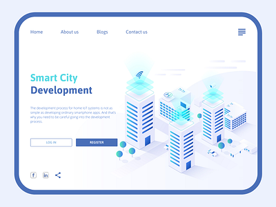 Landing Page: Smart City Development