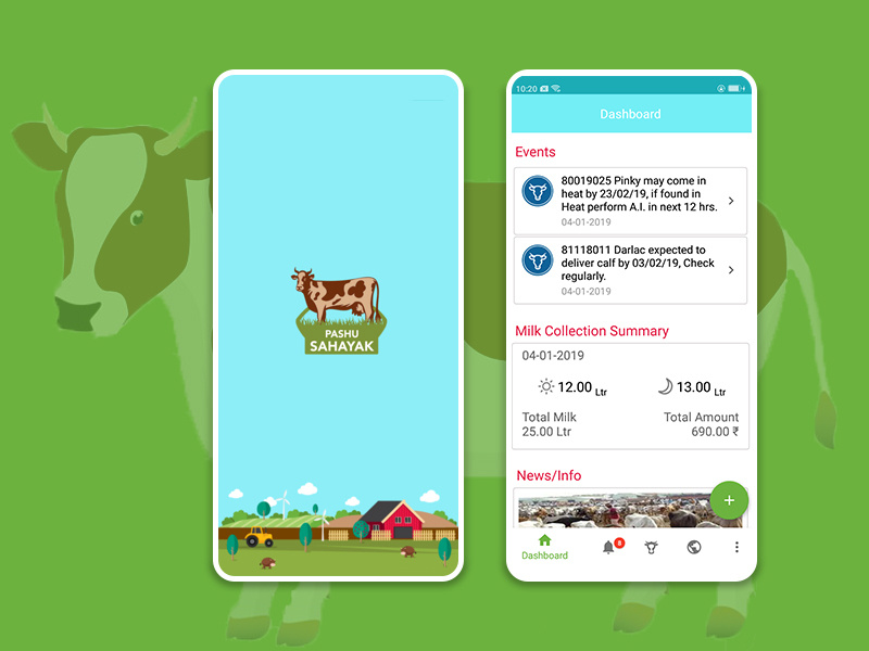 Pashusahayak App mobile ui design android app mobile app design