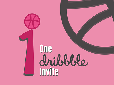 One Dribbble Invite giveaway invitation invite invite dribbble invite giveaway