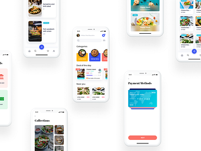 Eatme - Food Delivery App bank card banking booking clean ui finance food food app food delivery food delivery app food design food order food ordering home onboarding sign in ui ui design ui kit wallet wallet app