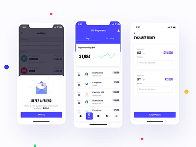 Mamoobank - Light mode & Dark mode bank app bank card banking banking app chart clean ui finance fintech illustration onboarding popup sign in splash statistics ui ui design ui kit wallet wallet app wallet ui