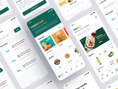 Fooddoor - Food delivery UI Kit