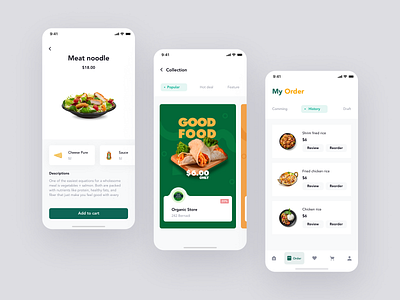 Fooddoor - Food delivery UI Kit by bymsmof on Dribbble