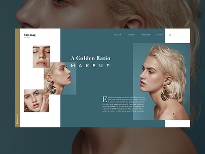 Beauty website beauty luxury magazine design make up ui ui design ui kit user interface ux web design webdesign website concept website design website ui websites