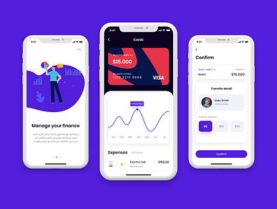 MOLLET - Wallet app UI Kit app design bank bank app bank card bank ui banking banking app finance finance app finance business finance ui finances financial app mobile app ui ui design wallet wallet app wallet ui wallets