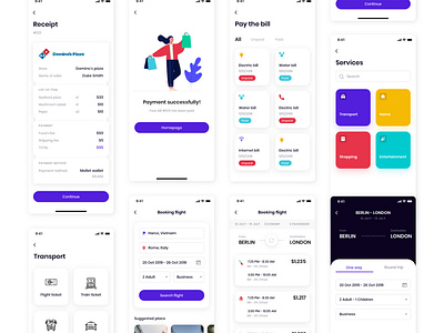 MOLLET - Wallet app UI Kit