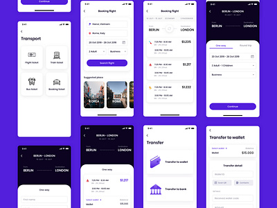 MOLLET - Wallet app UI Kit