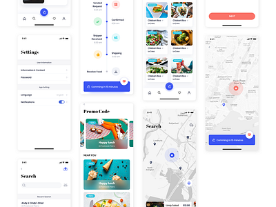 EAT ME - Food Delivery App UI Kit