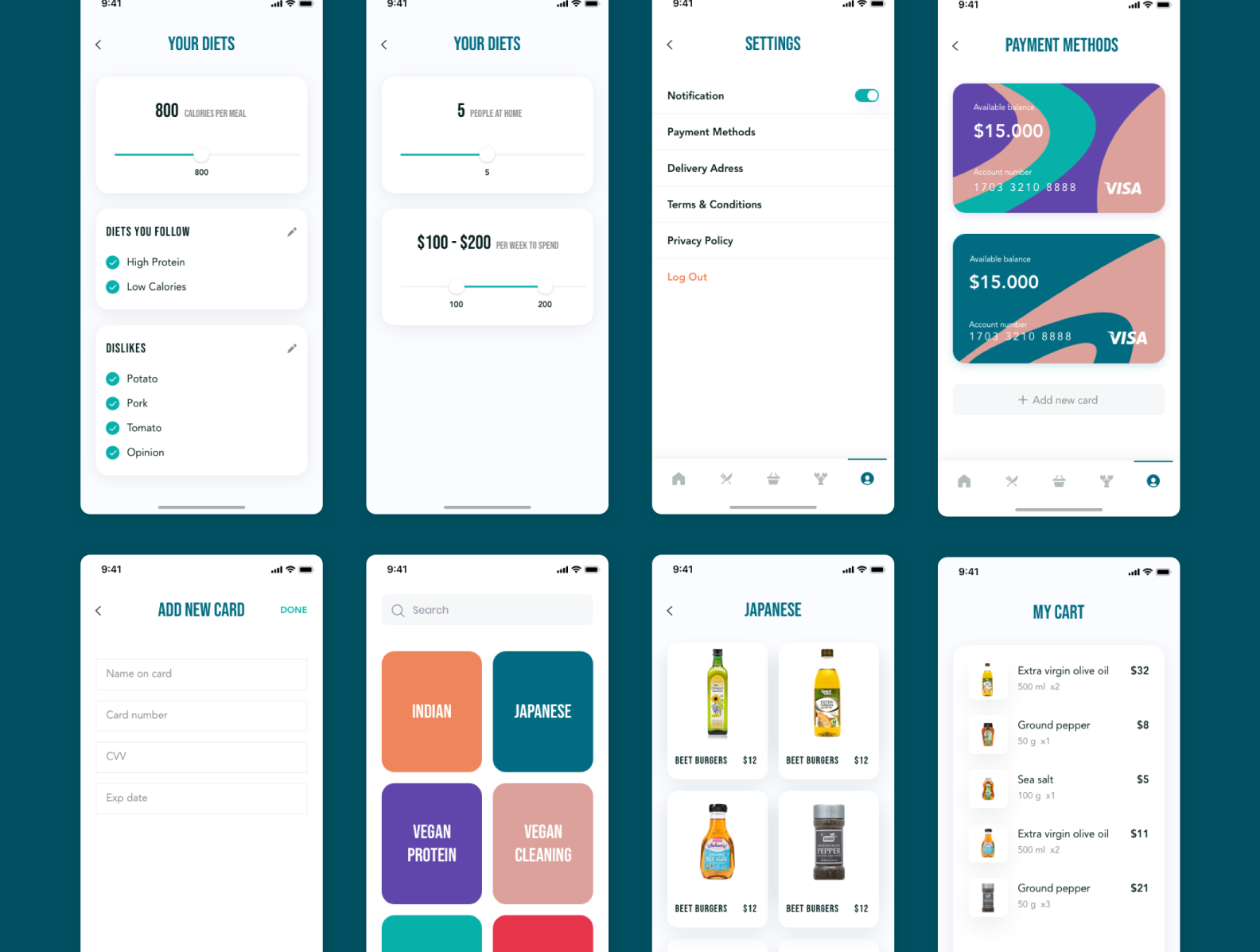 KOOKERS - Food videos, recipes & groceries by bymsmof on Dribbble