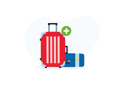 Excess baggage baggage excess illustration vector