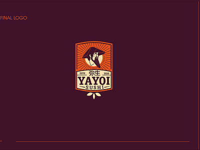 YAYOI RESTAURANT brand brand identity branding branding design logo logo design logodesign logos logosai logoset logosketch