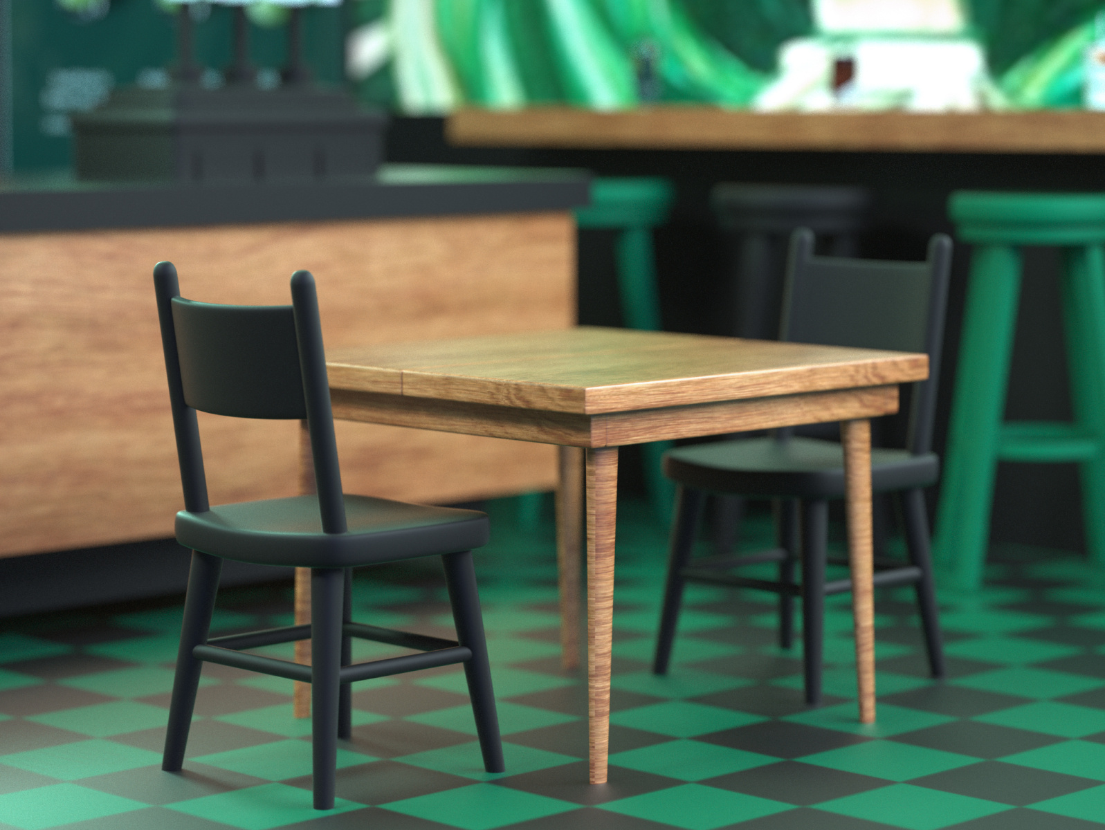 starbucks kitchen design by Salma A Mohamed on Dribbble