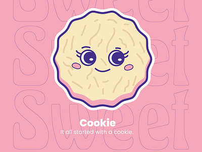 sweety cinnamon bakery branding characterdesign cookie graphic design logo shop sweets ui