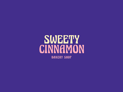 sweety cinnamon is a brand-new dessert and bakery shop bakery branding cinnabon eclair graphic design logo pasteries shop sweets ui