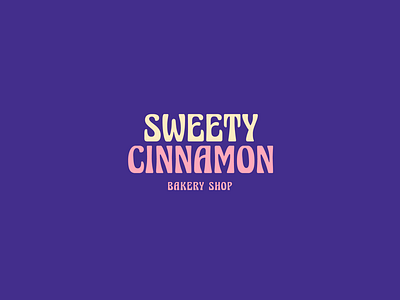 sweety cinnamon is a brand-new dessert and bakery shop bakery branding cinnabon eclair graphic design logo pasteries shop sweets ui