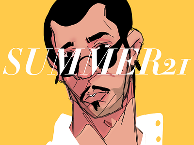 SUMMER21 Illustration character illustration portait poster