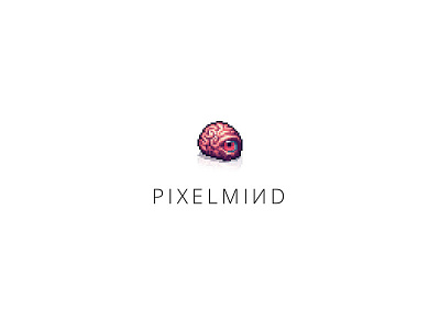 Pixelmind logo games logo