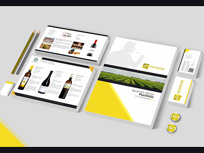 Spanish wines brochure brochure corporate design spain wines