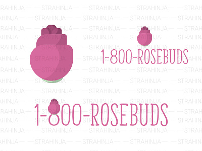 1-800-Rosebuds animals designer flower flowers graphicdesigner illustrator logo logodesign rose rosebuds