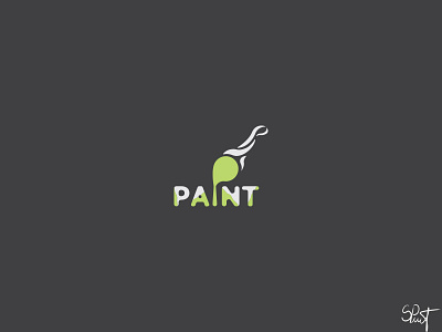 Paint adobe brush design graphicdesign green illustrator logo logodesign paint photoshop