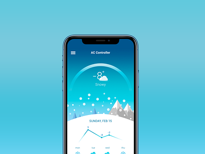Weather App Designs in Photoshop