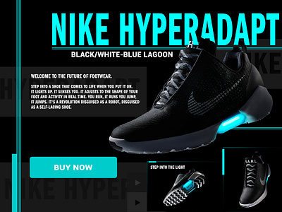 Design Nike Hyperadapt app design design design web nike nike design store store design web web desgin
