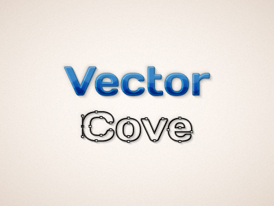 Vector Cove Logo cove illustrator logo tutorial vector website