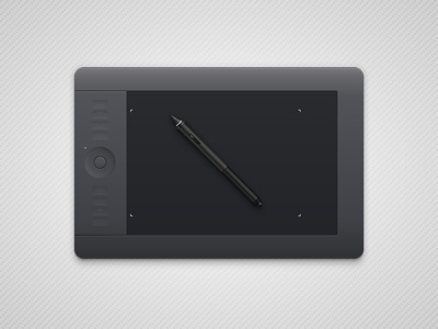 Wacom Intuos5 Graphic Tablet graphic illustration illustrator intuos tablet tutorial vector wacom