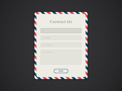 Contact Form contact form illustrator interface tutorial vector