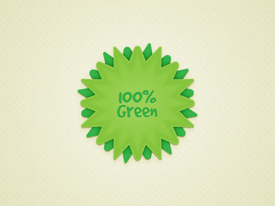 Green Web Badge badge green illustrator tutorial vector web