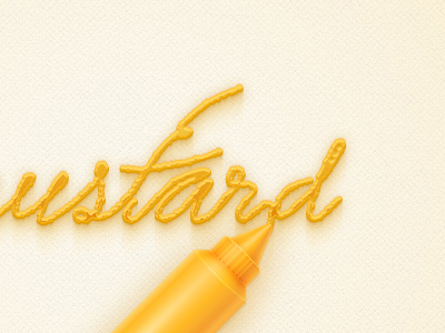 Mustard Text illustrator mustard text tutorial vector