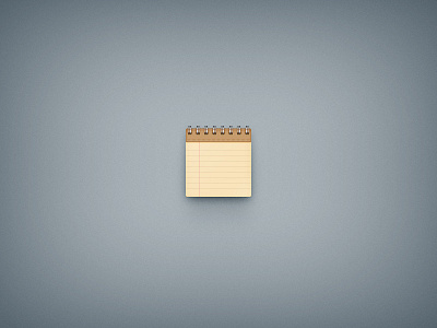 Notebook Icon icon notebook paper photoshop tutorial vector