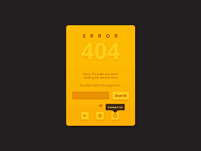 404 Error Page