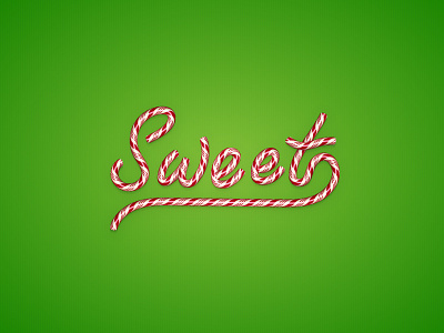 Christmas Candy Text Effect candy christmas illustrator text tutorial vector