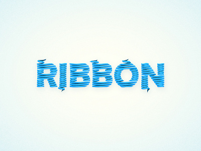 Wrapped Ribbon Text