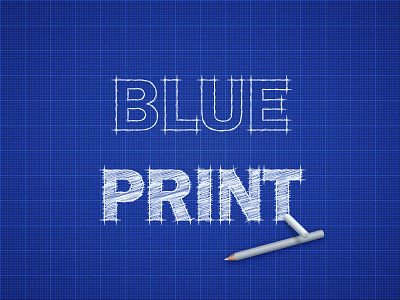 Blueprint Text blueprint illustrator text tutorial vector
