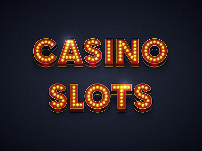 Casino Text casino illustrator text tutorial vector